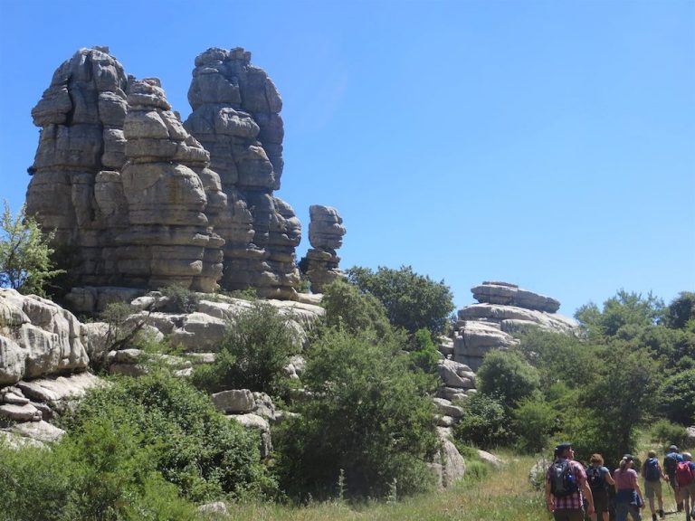 Hiking through El Torcal